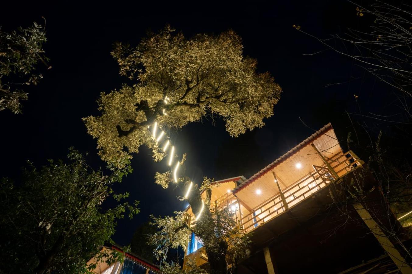Into The Woods Treehouse Jibhi Exterior foto